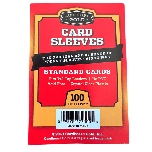 1000ct (10 packs) Soft Card Sleeves for Standard Size Trading Cards - Columbia Hobby - Sports Card Boxes - Toploaders - Card Savers