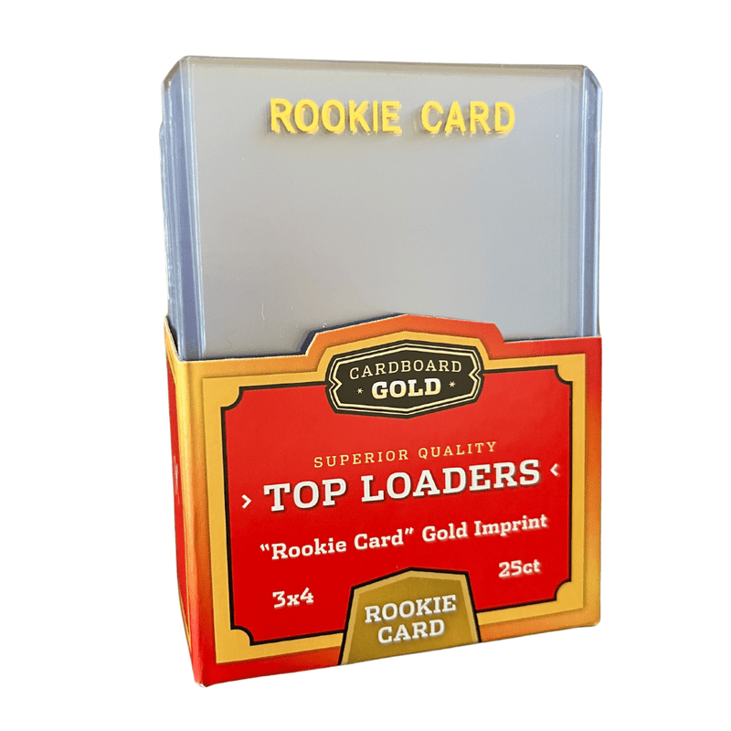 1000ct Case 3x4 Card Topload Holder - Rookie Gold Imprint - Columbia Hobby - Sports Card Boxes - Toploaders - Card Savers