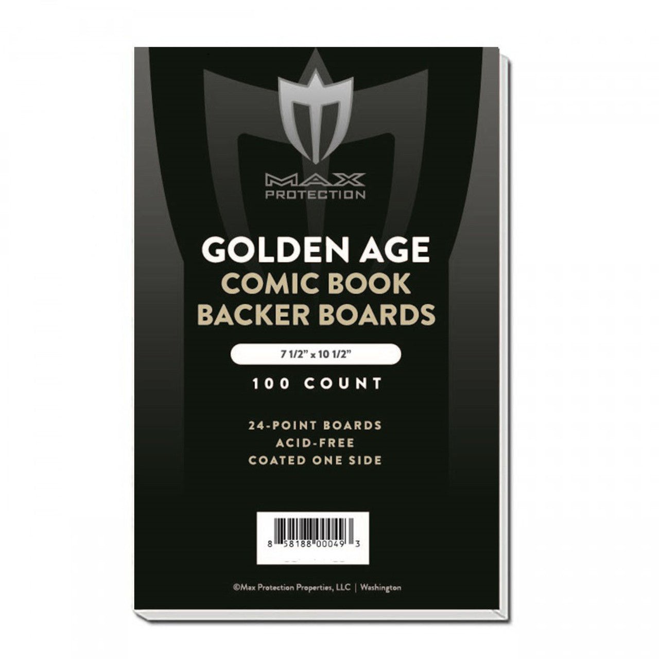 1000ct Case Golden Comic Backing Boards - 7 - 1/2 x 10 - 1/2 - Columbia Hobby - Sports Card Boxes - Toploaders - Card Savers