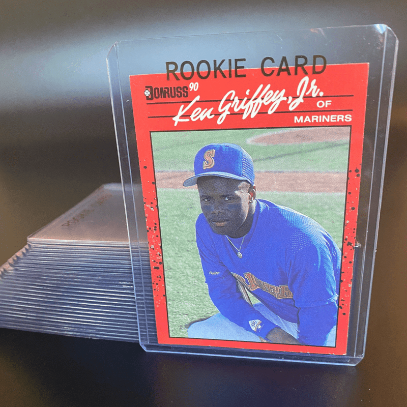 100ct (4 Packs) 3x4 Card Topload Holder - Rookie Gold Imprint - Columbia Hobby - Sports Card Boxes - Toploaders - Card Savers