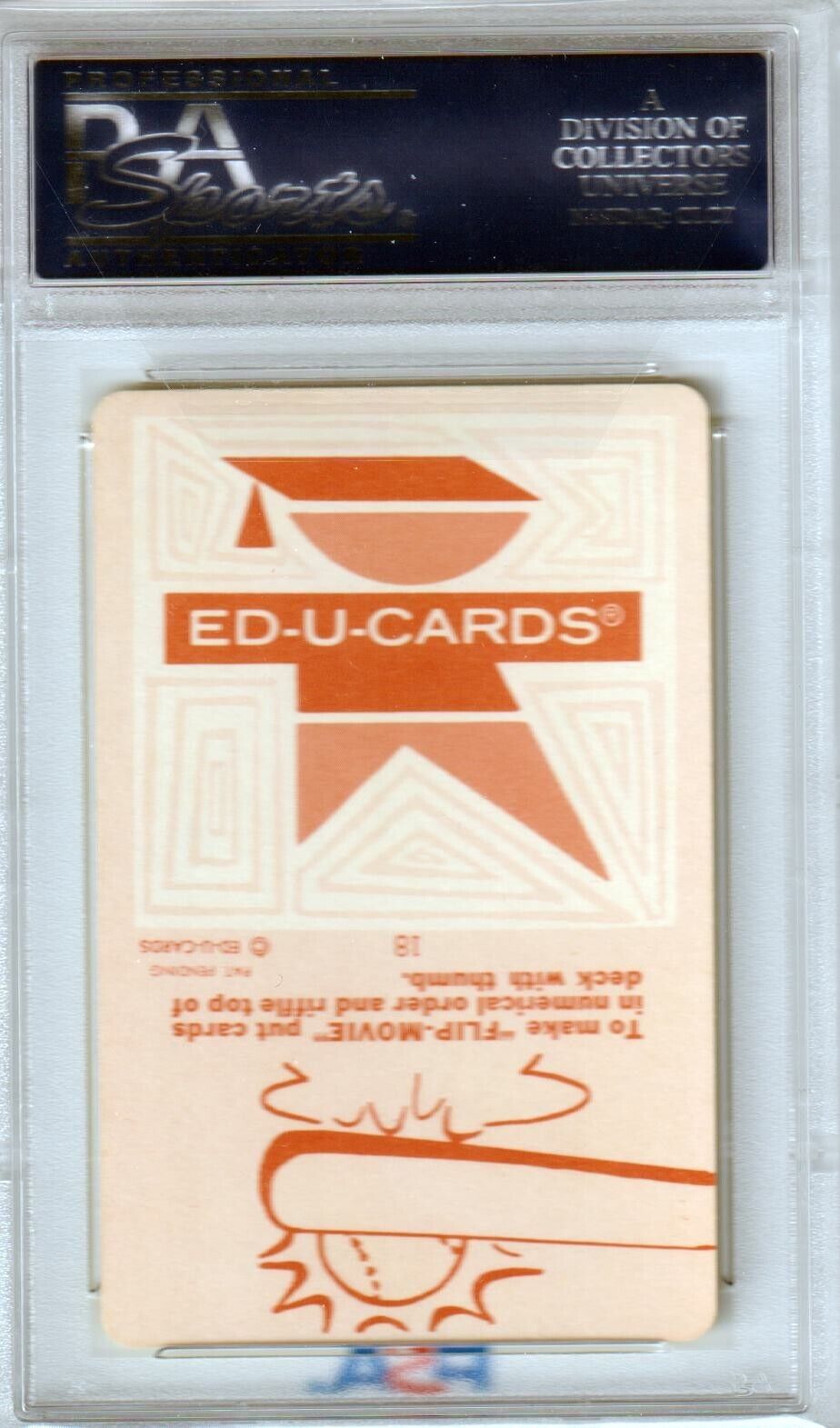 1957 Ed - U - Cards Ball Baseball Card Game PSA 10 GEM MINT - Columbia Hobby - Sports Card Boxes - Toploaders - Card Savers