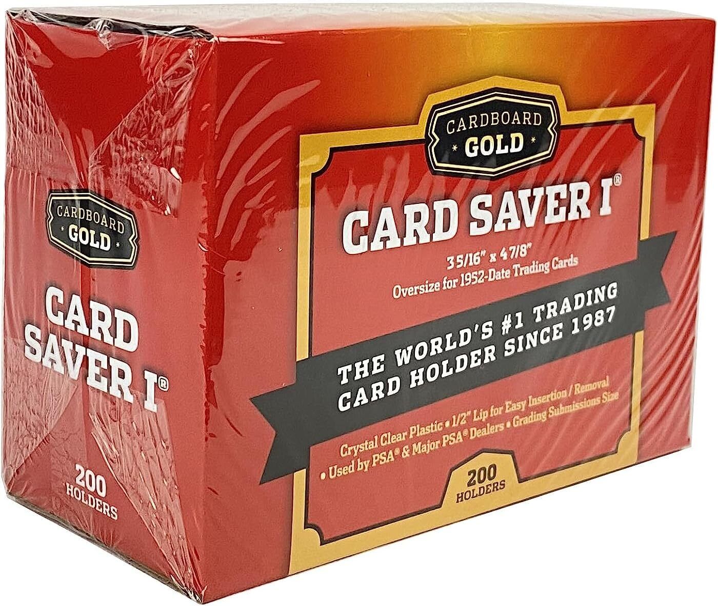 2000ct Card Saver 1 - Full Case - PSA Grading Card Submissions Semi Rigid Holders - Columbia Hobby - Sports Card Boxes - Toploaders - Card Savers