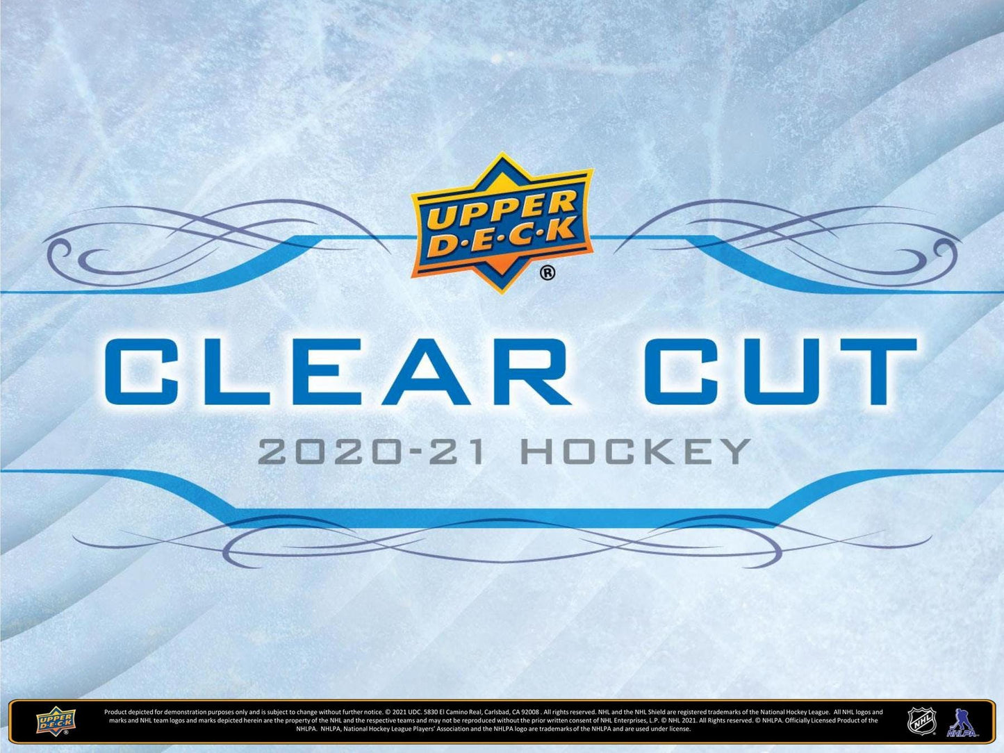 2020 - 21 Upper Deck Clear Cut Hockey Hobby Box - Columbia Hobby - Sports Card Boxes - Toploaders - Card Savers