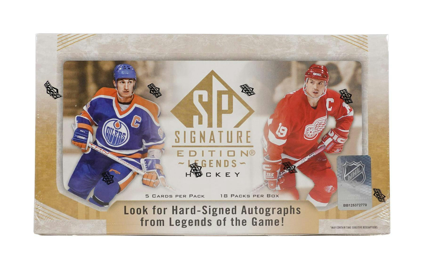 2020 - 21 Upper Deck SP Signature Legends Hockey Hobby Box - Columbia Hobby - Sports Card Boxes - Toploaders - Card Savers