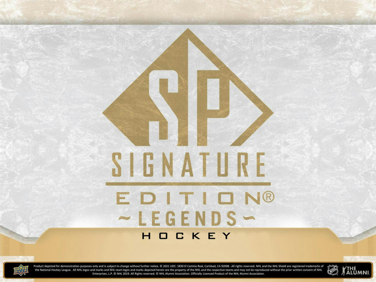 2020 - 21 Upper Deck SP Signature Legends Hockey Hobby Box - Columbia Hobby - Sports Card Boxes - Toploaders - Card Savers