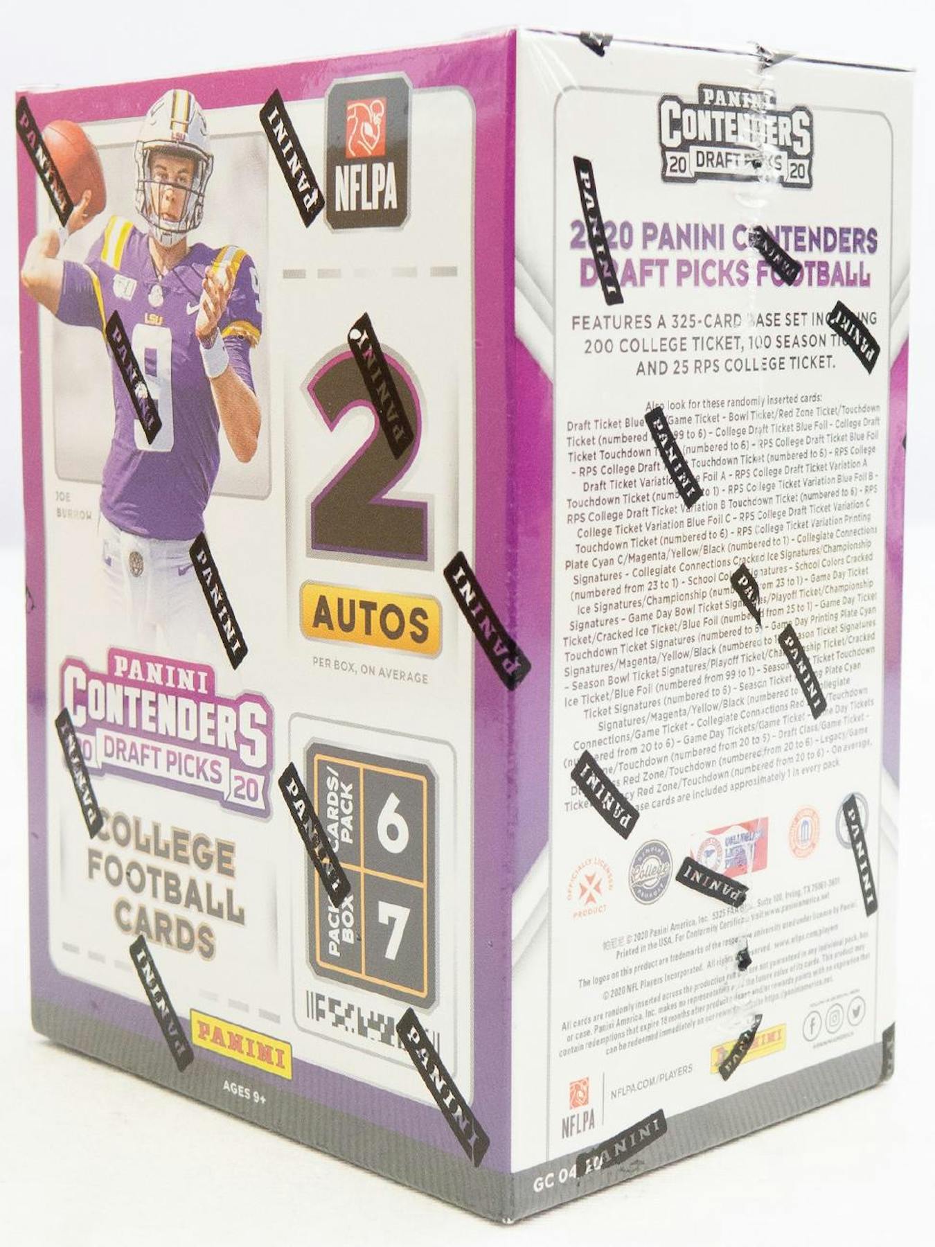 2020 Panini Contenders Draft Picks Football 7 - Pack Blaster Box - Columbia Hobby - Sports Card Boxes - Toploaders - Card Savers