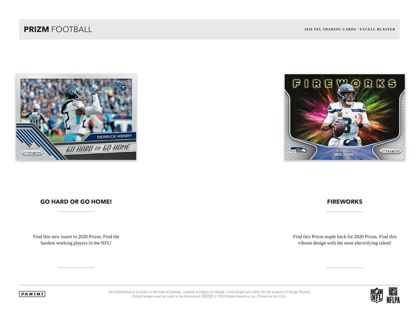 2020 Panini Prizm Football 6 - Pack Blaster Box (Disco Prizms) - Columbia Hobby - Sports Card Boxes - Toploaders - Card Savers