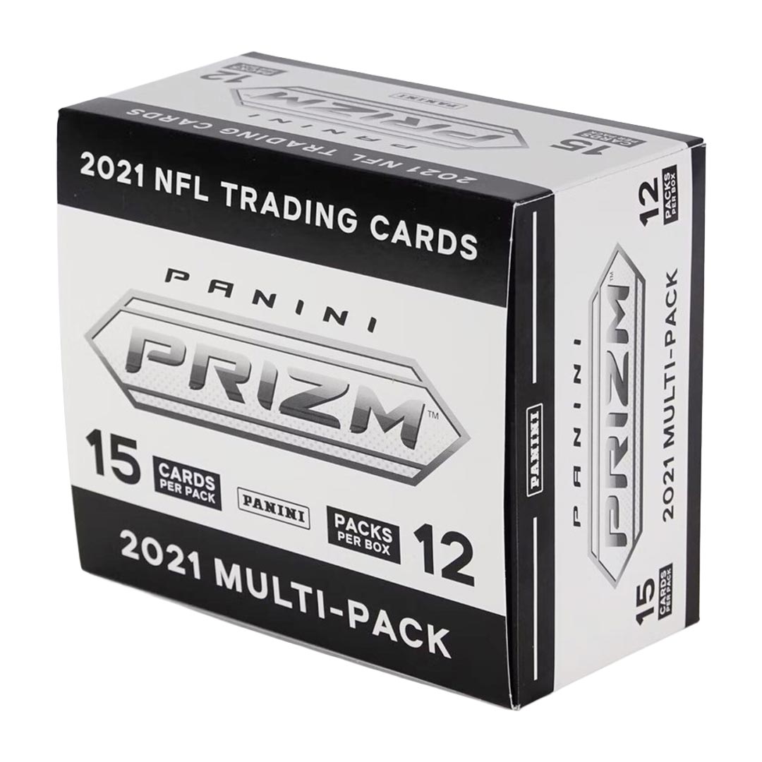 2020 Panini Prizm Football Cello Multi Fat Pack 12-Pack Box
2020 Panini Prizm Football Red White and Blue Prizm parallel card
2020 Panini Prizm Football Silver Prizm parallel card
2020 Panini Prizm Football Green Prizm parallel card
2020 Panini Prizm Football Justin Herbert rookie card
2020 Panini Prizm Football Joe Burrow rookie card
2020 Panini Prizm Football Jalen Hurts rookie card
2020 Panini Prizm Football Justin Jefferson rookie card
2020 Panini Prizm Football rookie autograph card