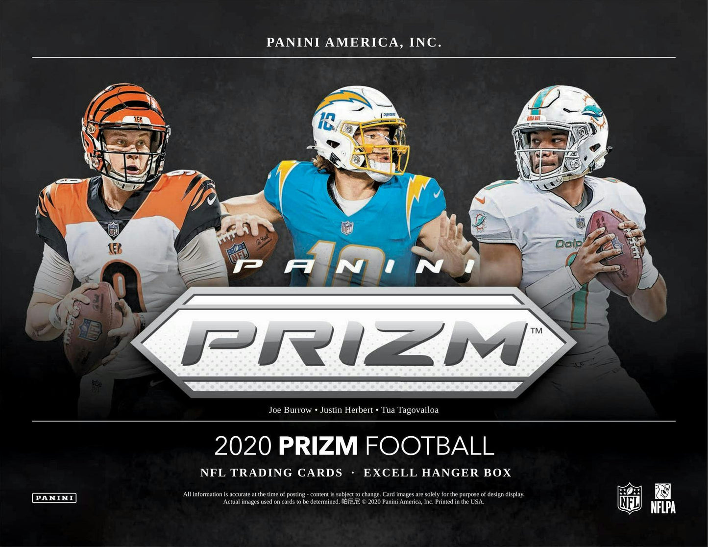 2020 Panini Prizm Football Hanger 10 - Card Box (Light Blue Prizms) - Columbia Hobby - Sports Card Boxes - Toploaders - Card Savers
