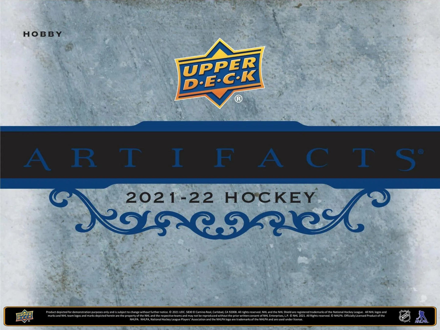 2021 - 22 Upper Deck Artifacts Hockey Hobby Box - Columbia Hobby - Sports Card Boxes - Toploaders - Card Savers