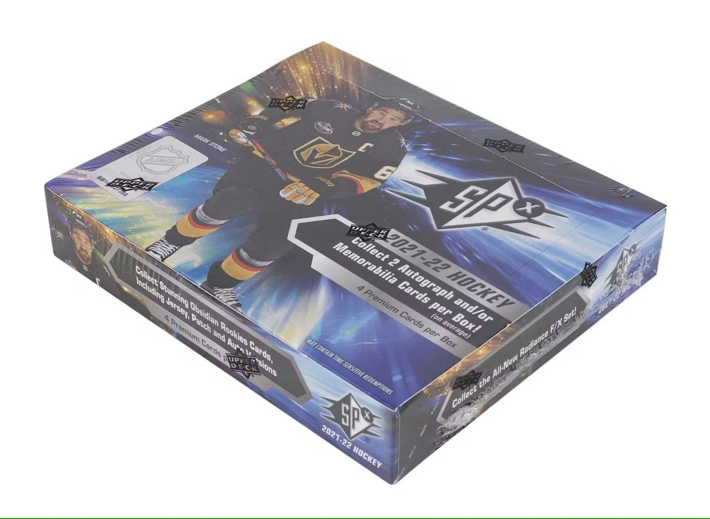 2021 - 22 Upper Deck SPx Hockey Hobby Box - Columbia Hobby - Sports Card Boxes - Toploaders - Card Savers
