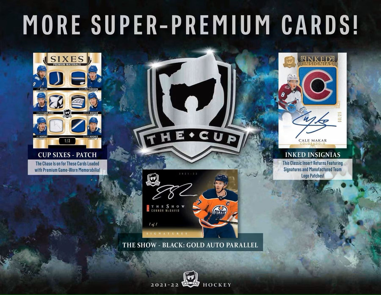 2021 - 22 Upper Deck The Cup Hockey Hobby Box - Columbia Hobby - Sports Card Boxes - Toploaders - Card Savers