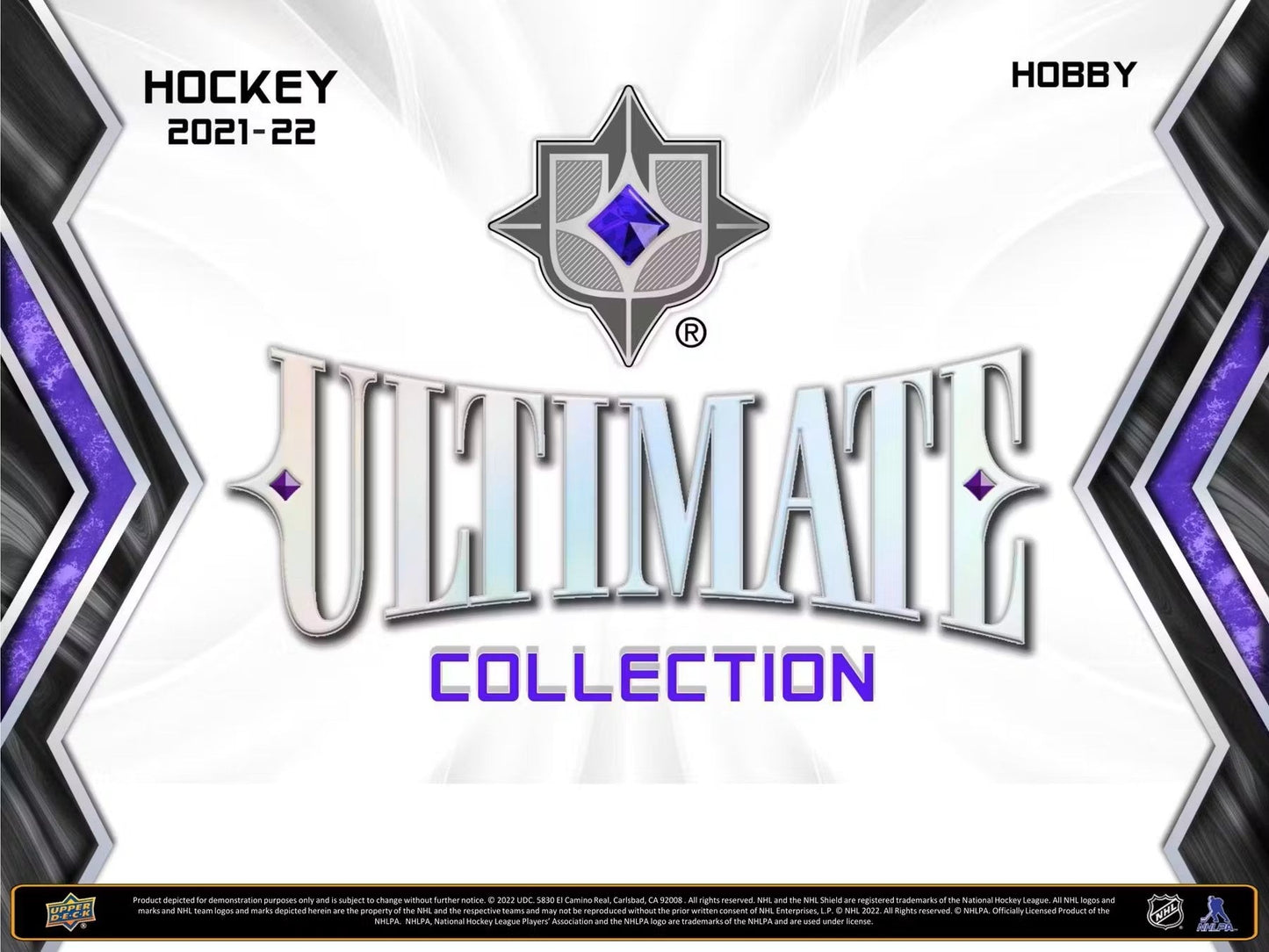 2021 - 22 Upper Deck Ultimate Collection Hockey Hobby Box - Columbia Hobby - Sports Card Boxes - Toploaders - Card Savers