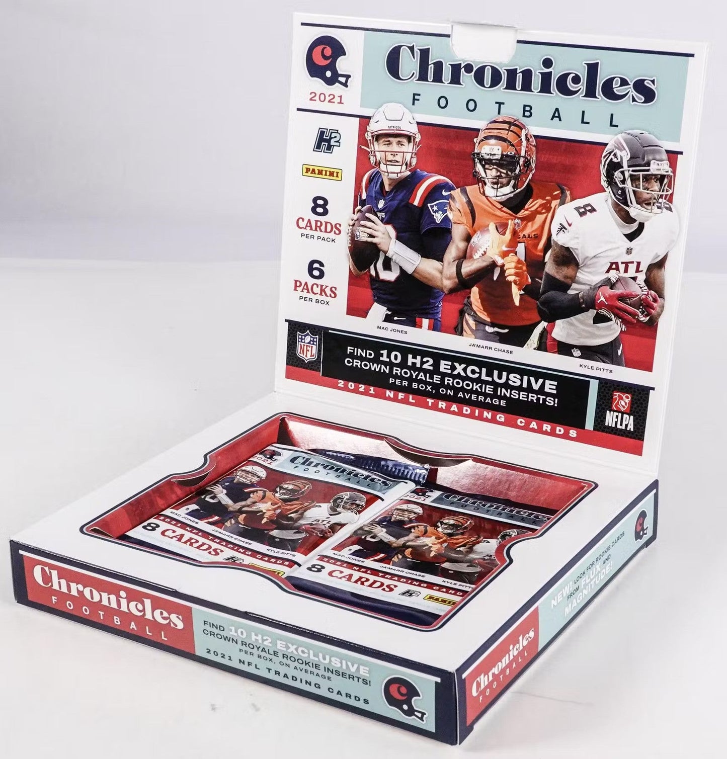 2021 Panini Chronicles Football H2 Box - Columbia Hobby - Sports Card Boxes - Toploaders - Card Savers