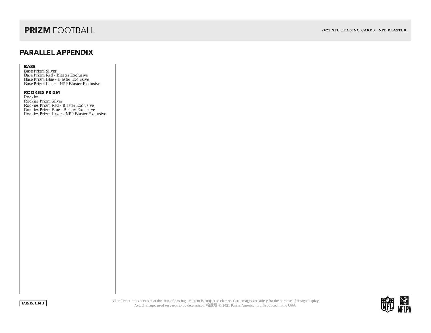 2021 Panini Prizm Football 6 - Pack Blaster Box (Disco Prizms!) - Columbia Hobby - Sports Card Boxes - Toploaders - Card Savers