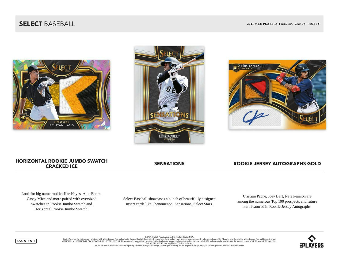 2021 Panini Select Baseball Hobby Box - Columbia Hobby - Sports Card Boxes - Toploaders - Card Savers