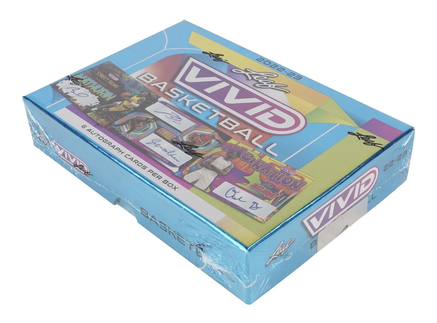 2022 - 23 Leaf Vivid Basketball Hobby Box - Columbia Hobby - Sports Card Boxes - Toploaders - Card Savers