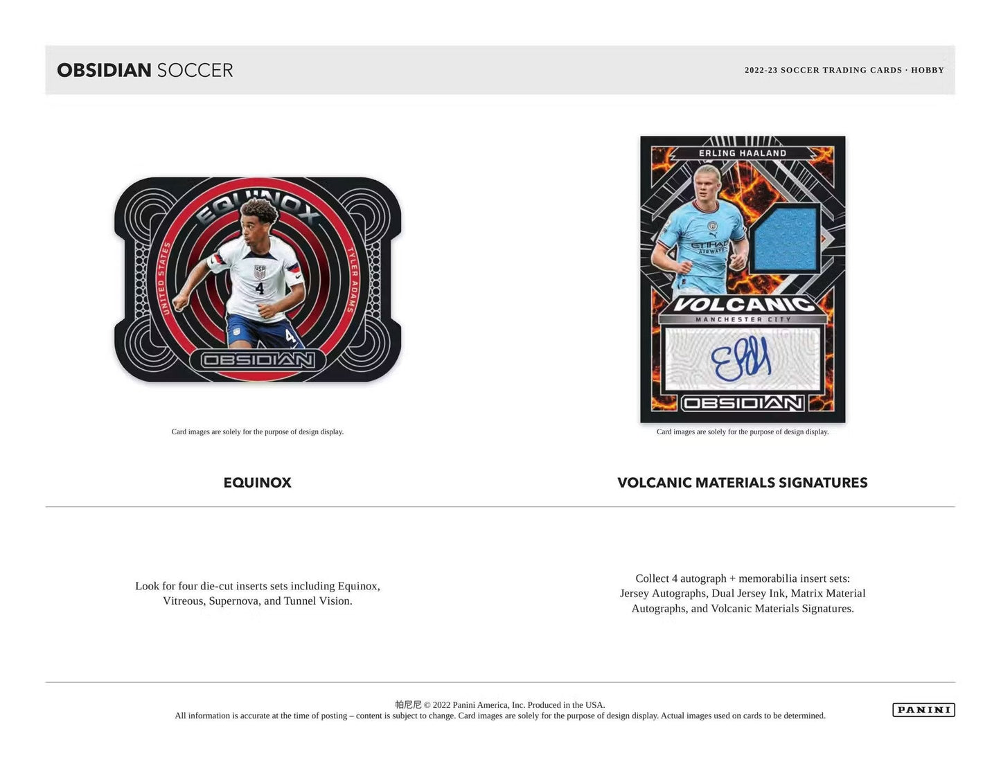 2022 - 23 Panini Obsidian Soccer Hobby Box - Columbia Hobby - Sports Card Boxes - Toploaders - Card Savers