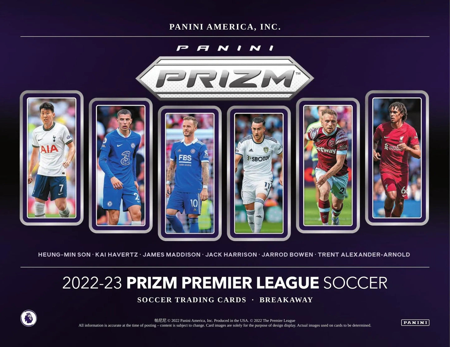 2022 - 23 Panini Prizm Premier League EPL Soccer Breakaway Box - Columbia Hobby - Sports Card Boxes - Toploaders - Card Savers