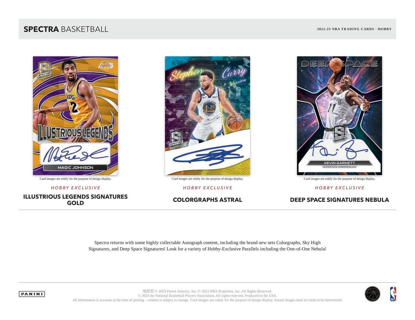 2022 - 23 Panini Spectra Basketball Hobby Box - Columbia Hobby - Sports Card Boxes - Toploaders - Card Savers