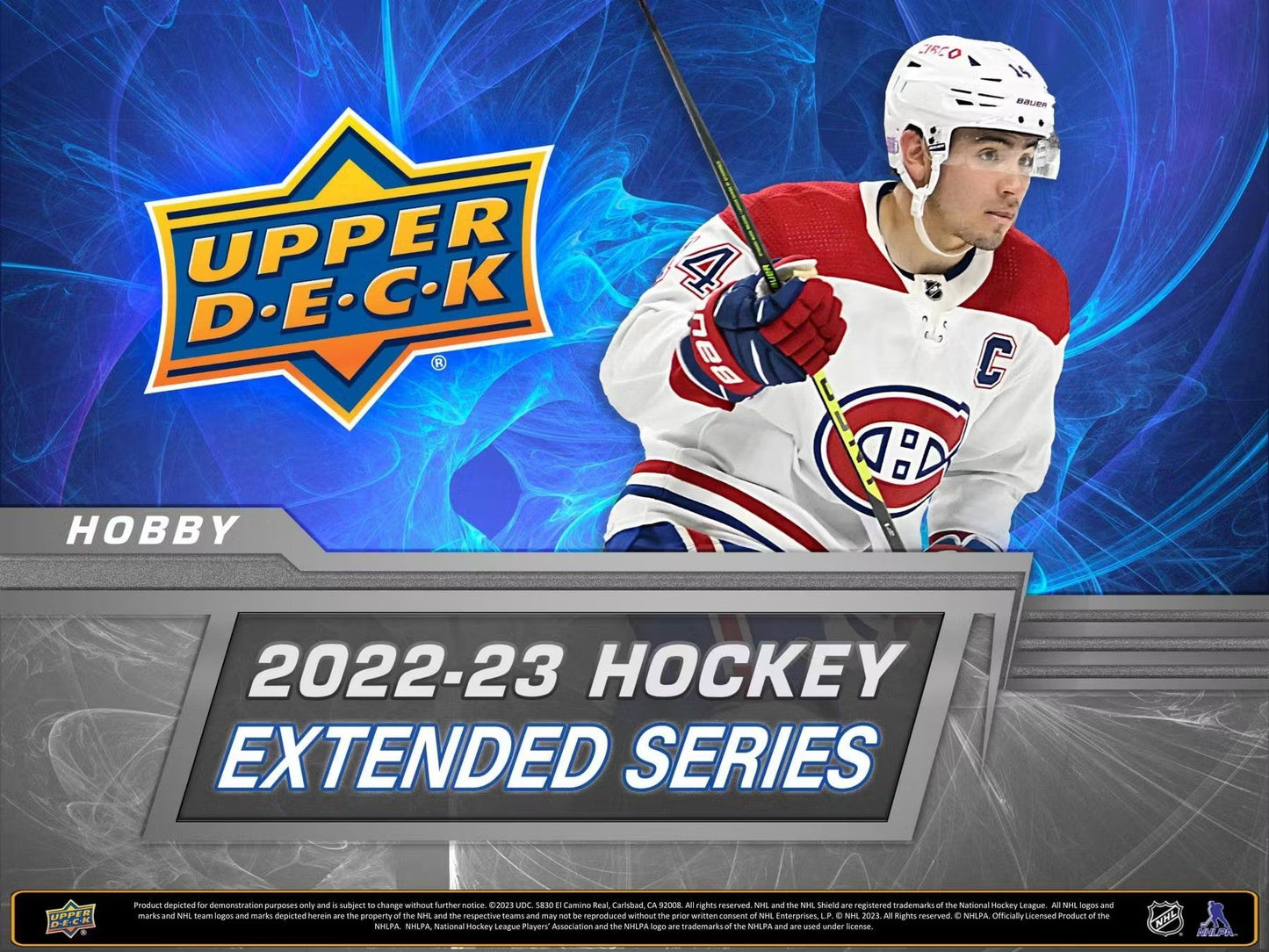2022 - 23 Upper Deck Extended Series Hockey Hobby Box - Columbia Hobby - Sports Card Boxes - Toploaders - Card Savers