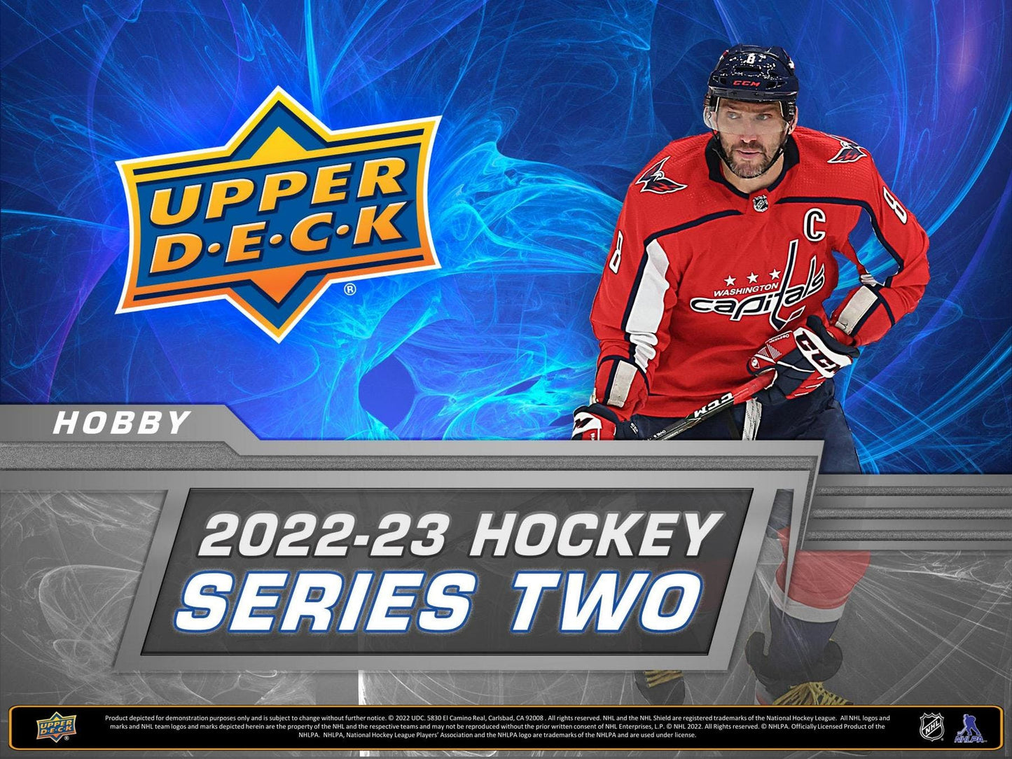 2022 - 23 Upper Deck Series 2 Hockey Hobby Box - Columbia Hobby - Sports Card Boxes - Toploaders - Card Savers