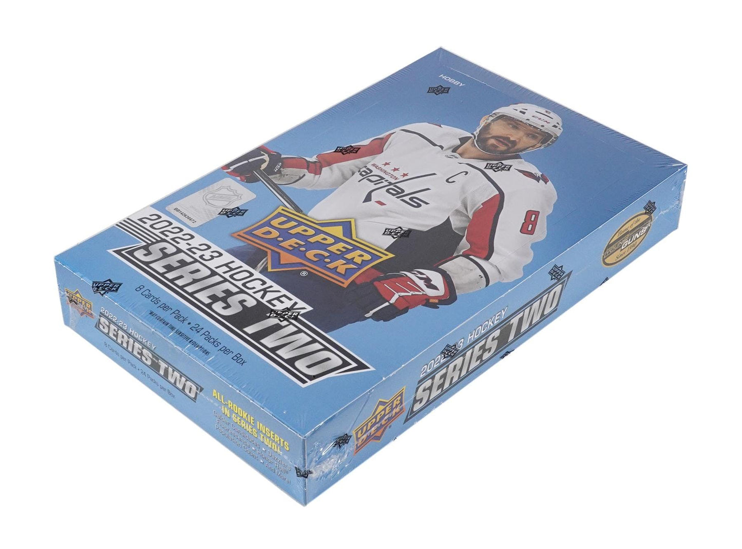 2022 - 23 Upper Deck Series 2 Hockey Hobby Box - Columbia Hobby - Sports Card Boxes - Toploaders - Card Savers