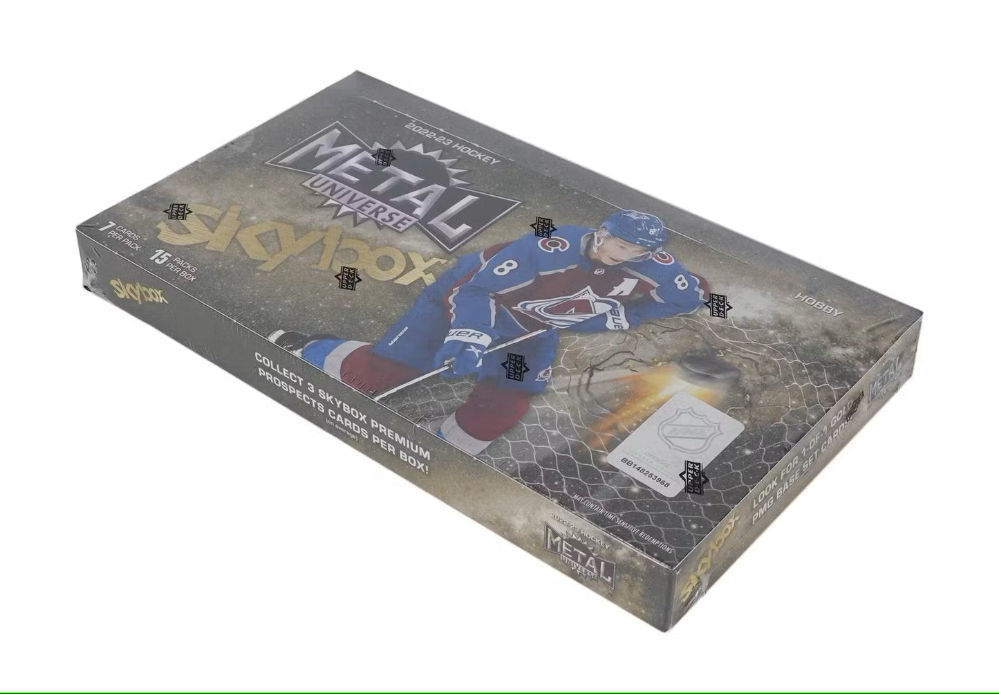 2022 - 23 Upper Deck Skybox Metal Universe Hockey Hobby Box - Columbia Hobby - Sports Card Boxes - Toploaders - Card Savers