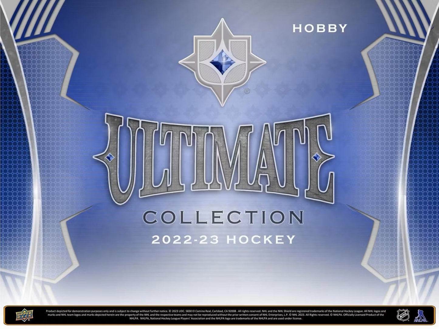 2022 - 23 Upper Deck Ultimate Collection Hockey Hobby Box - Columbia Hobby - Sports Card Boxes - Toploaders - Card Savers