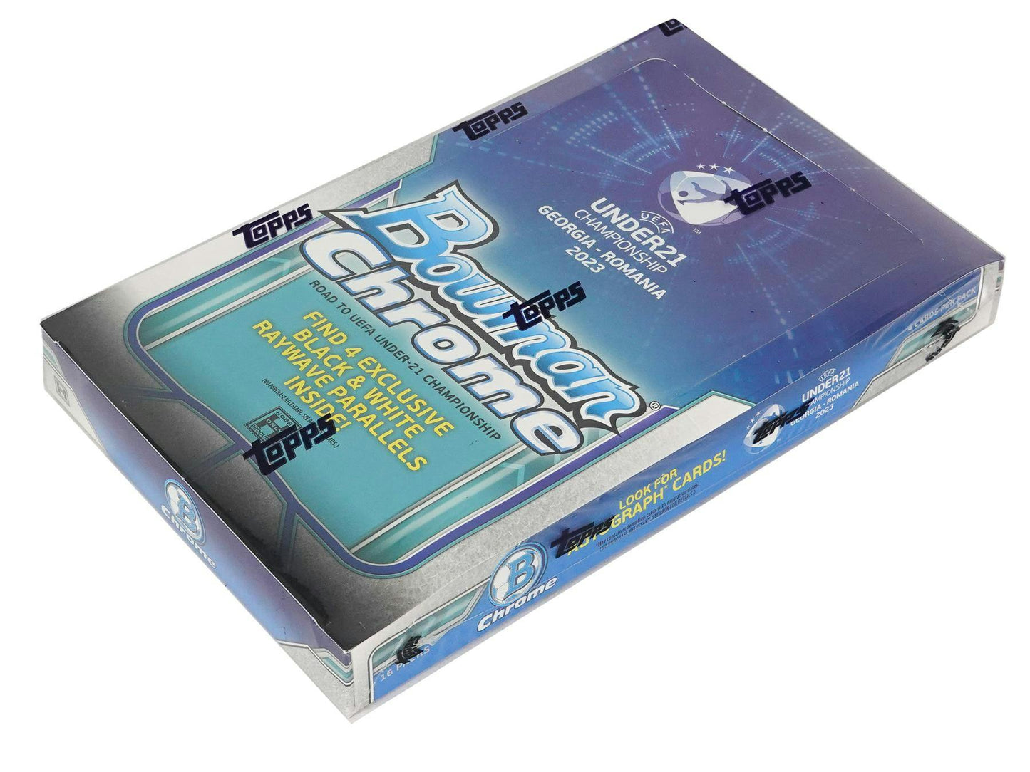 2022 Bowman Chrome Road to UEFA Under - 21 European Championship Soccer LITE Box - Columbia Hobby - Sports Card Boxes - Toploaders - Card Savers