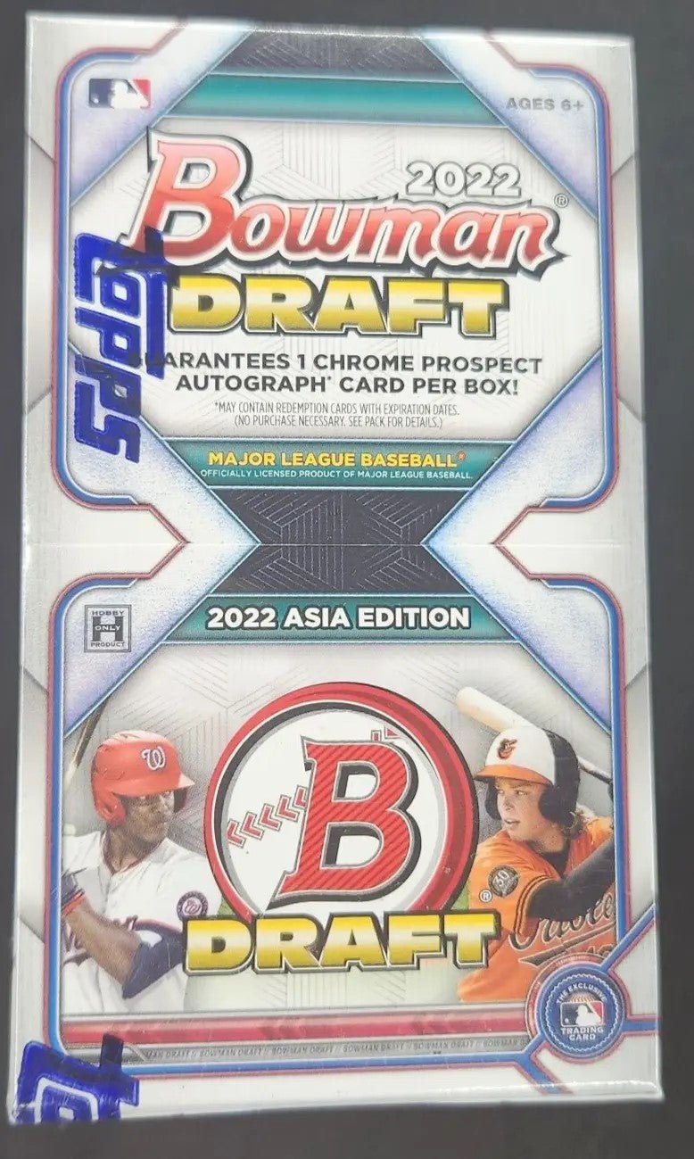 2022 Bowman Draft Baseball Asia Edition Box - Columbia Hobby - Sports Card Boxes - Toploaders - Card Savers