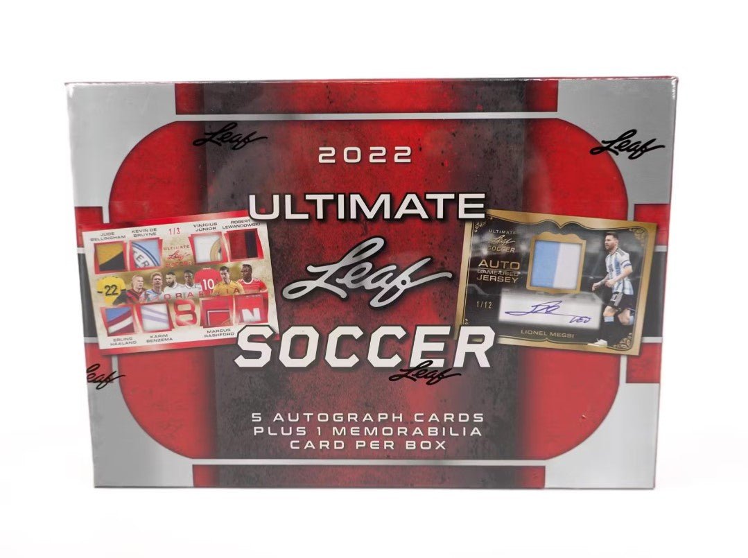 2022 Leaf Ultimate Soccer Hobby Box - Columbia Hobby - Sports Card Boxes - Toploaders - Card Savers