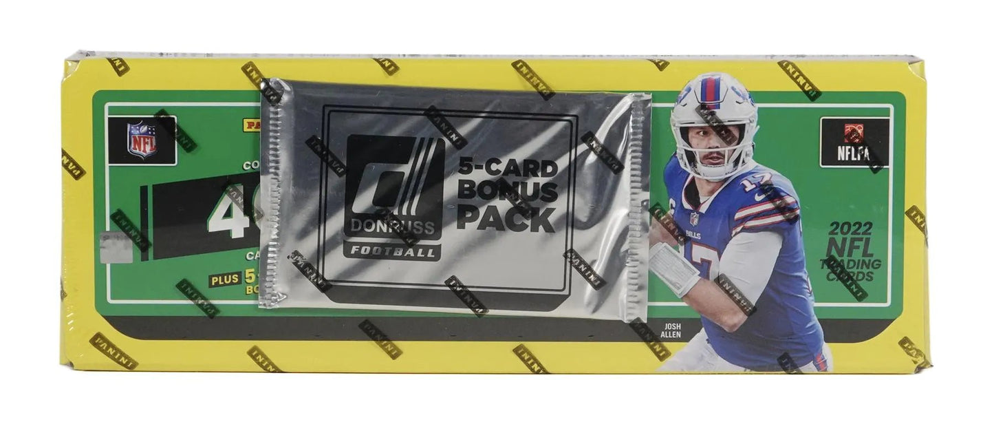 2022 Panini Donruss Factory Set Football Hobby - Columbia Hobby - Sports Card Boxes - Toploaders - Card Savers