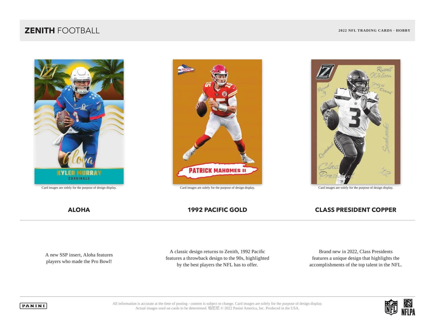 2022 Panini Zenith Football Hobby Box - Columbia Hobby - Sports Card Boxes - Toploaders - Card Savers