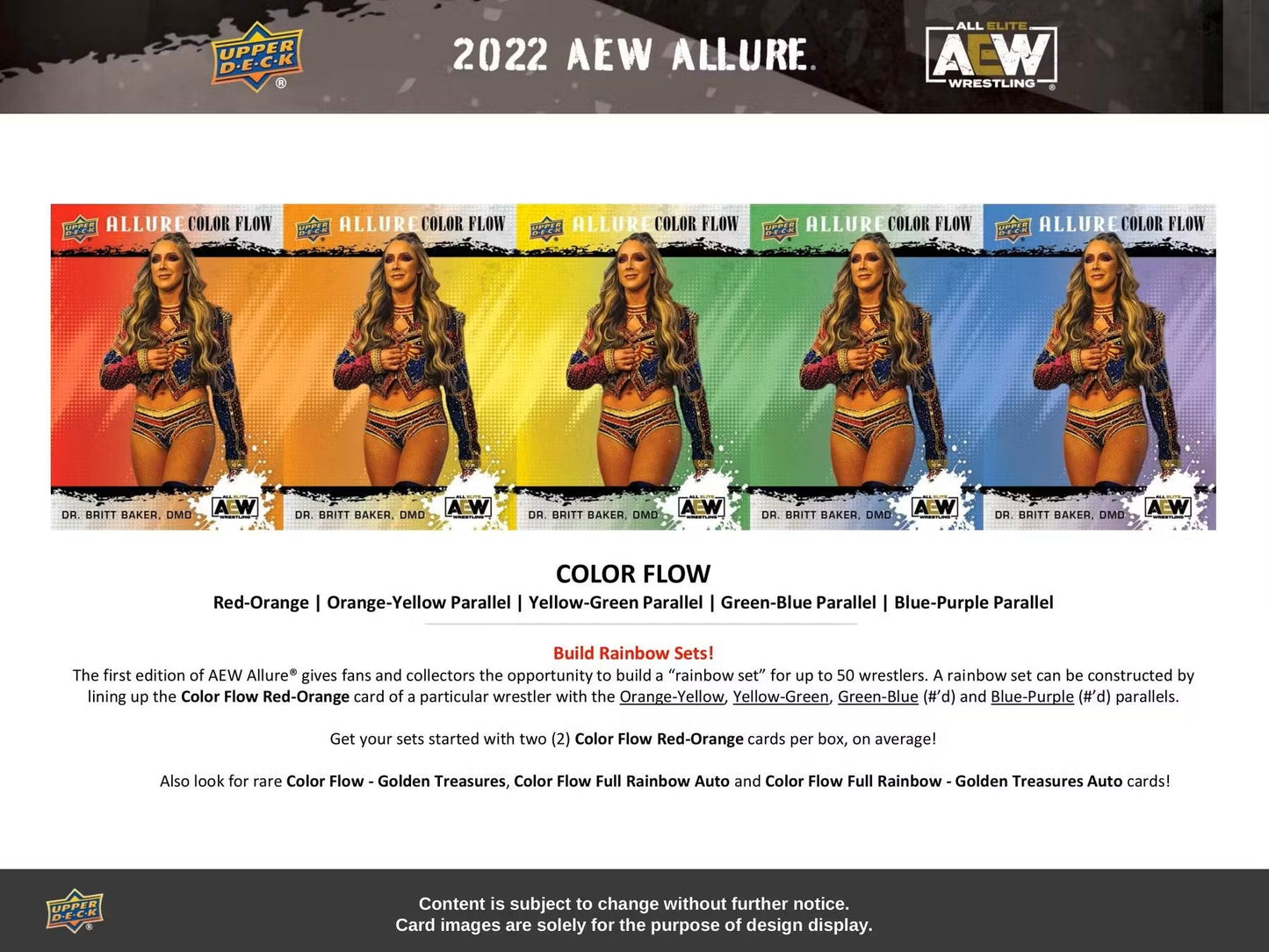 2022 Upper Deck AEW Allure Wrestling Hobby Box - Columbia Hobby - Sports Card Boxes - Toploaders - Card Savers
