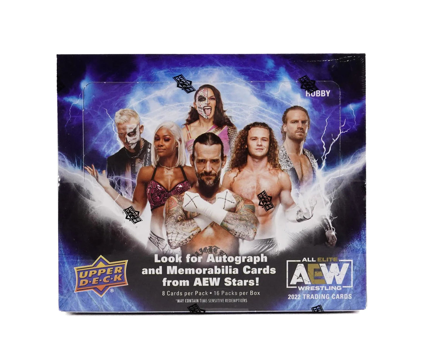 2022 Upper Deck All Elite Wrestling AEW Hobby Box - Columbia Hobby - Sports Card Boxes - Toploaders - Card Savers