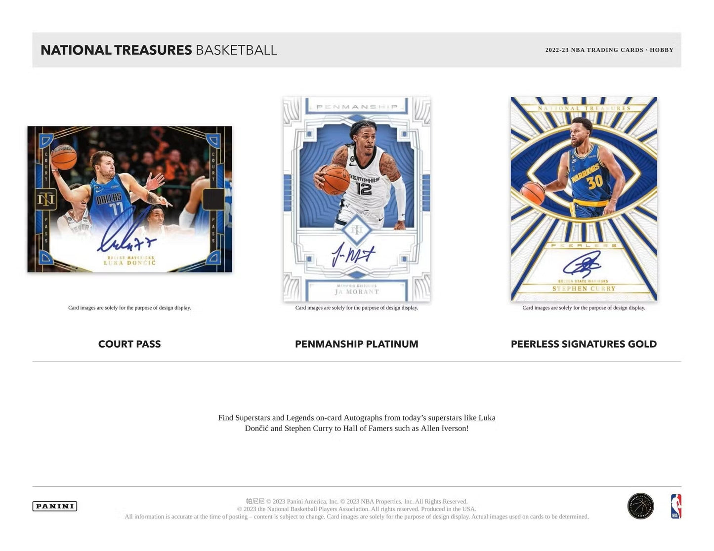 2022/23 Panini National Treasures Basketball Hobby Box - Columbia Hobby - Sports Card Boxes - Toploaders - Card Savers