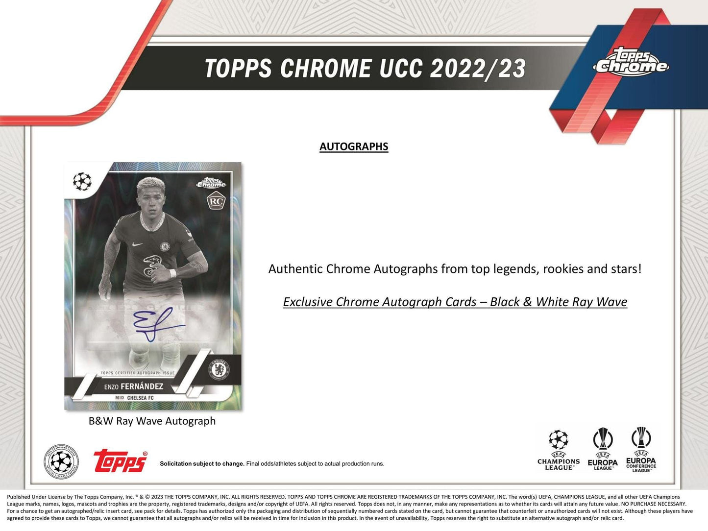 2022/23 Topps Chrome UEFA Club Competitions Soccer Hobby LITE Box - Columbia Hobby - Sports Card Boxes - Toploaders - Card Savers