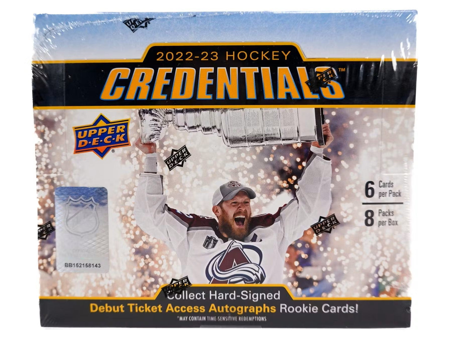 2022/23 Upper Deck Credentials Hockey Hobby Box - Columbia Hobby - Sports Card Boxes - Toploaders - Card Savers