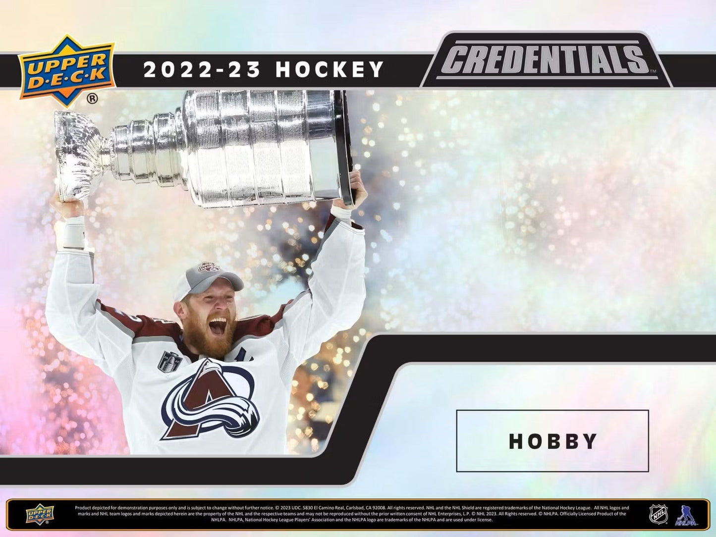 2022/23 Upper Deck Credentials Hockey Hobby Box - Columbia Hobby - Sports Card Boxes - Toploaders - Card Savers