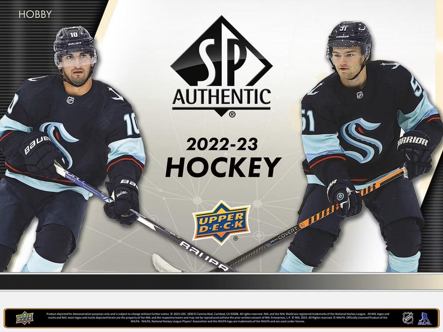 2022/23 Upper Deck SP Authentic Hockey Hobby Box - Columbia Hobby - Sports Card Boxes - Toploaders - Card Savers