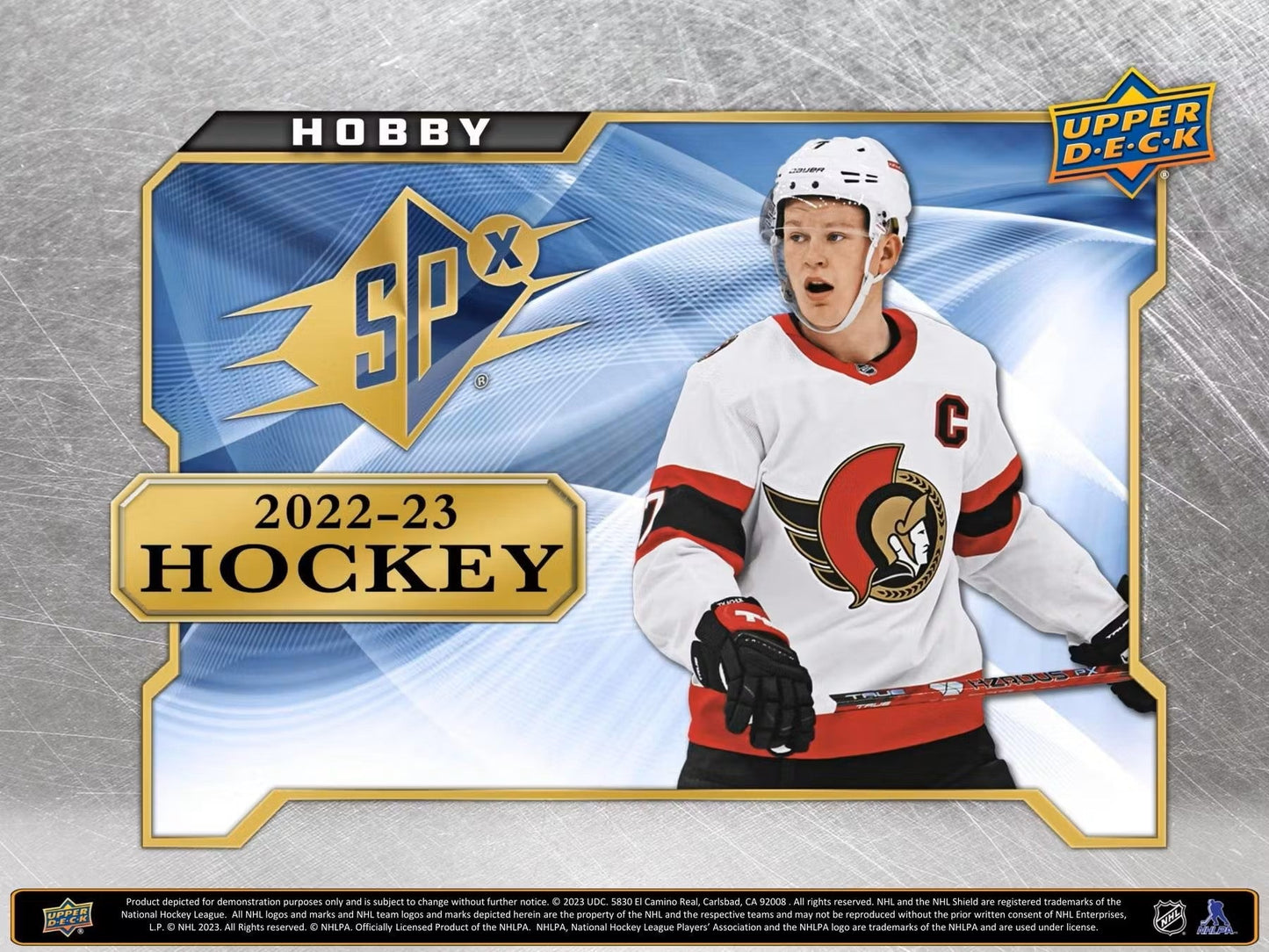 2022/23 Upper Deck SPx Hockey Hobby Box - Columbia Hobby - Sports Card Boxes - Toploaders - Card Savers