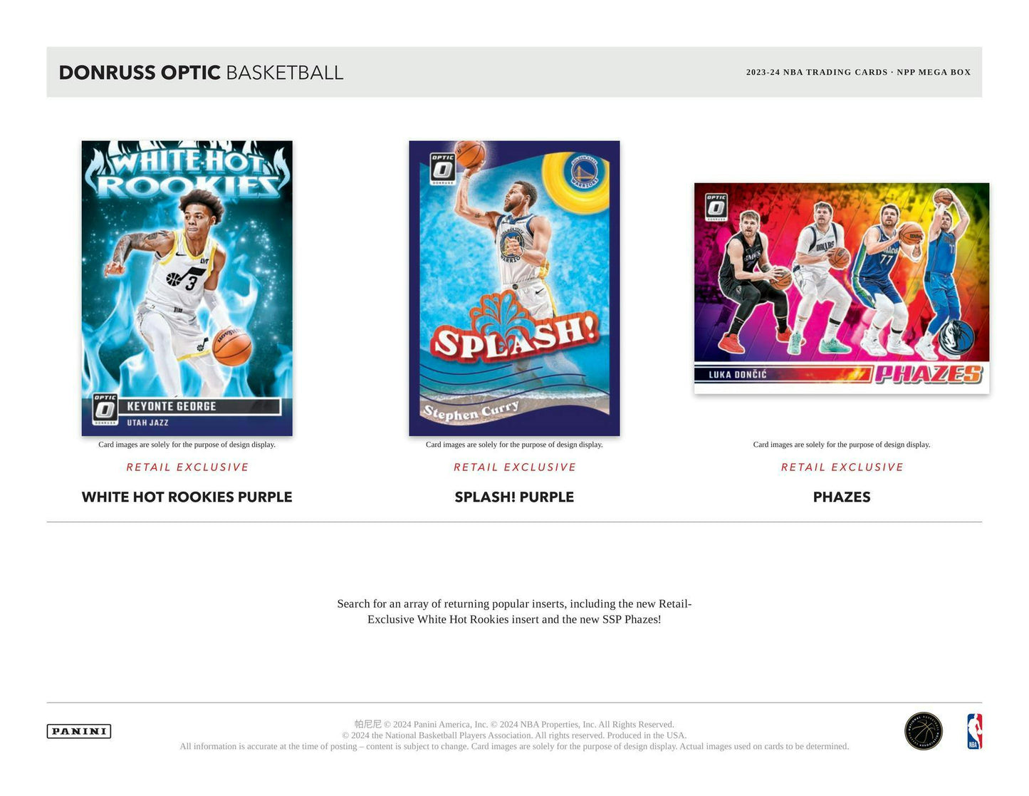 2023 - 24 Panini Donruss Optic Basketball Mega Box (Hyper Pink Prizms) - Columbia Hobby - Sports Card Boxes - Toploaders - Card Savers