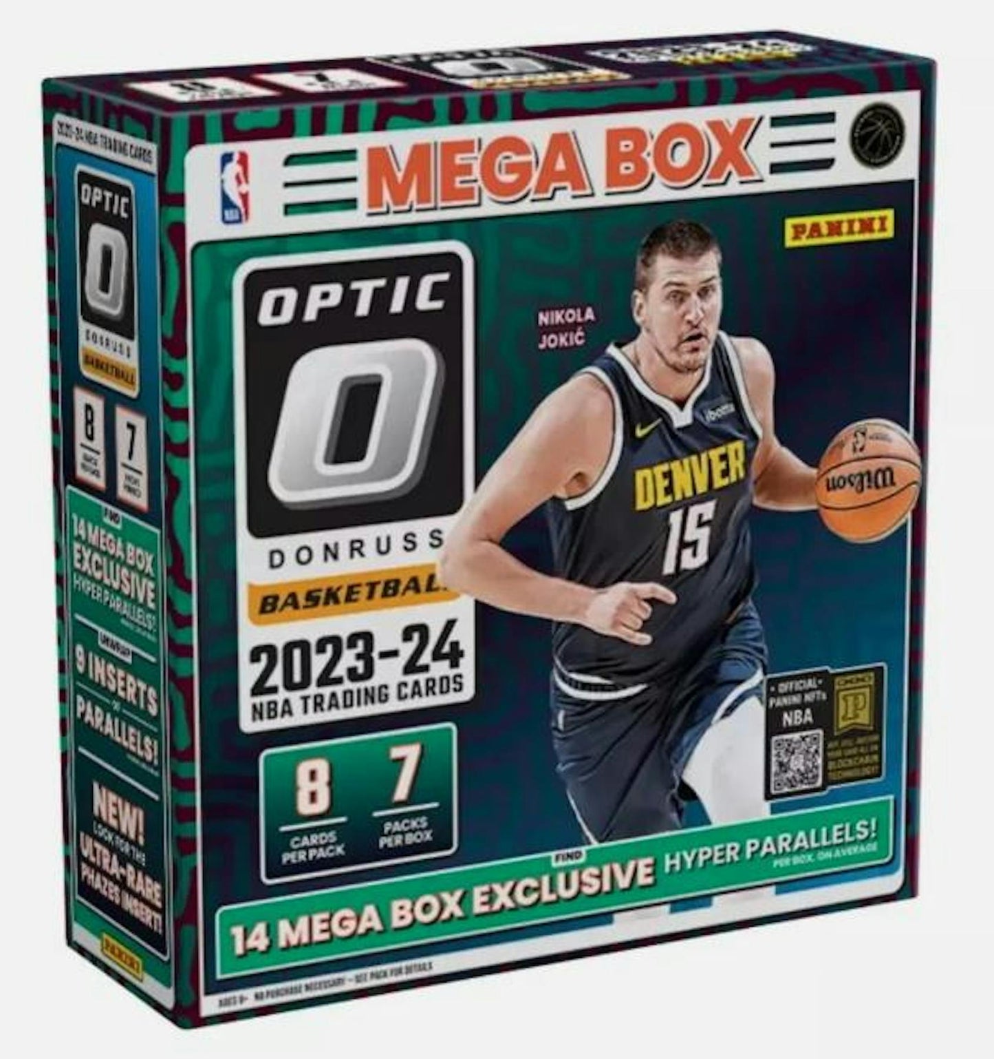 2023 - 24 Panini Donruss Optic Basketball Mega Box (Hyper Pink Prizms) - Columbia Hobby - Sports Card Boxes - Toploaders - Card Savers