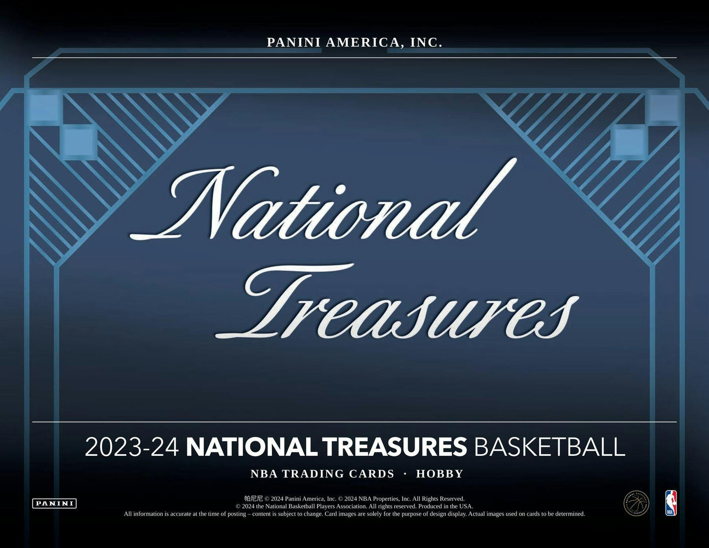 2023 - 24 Panini National Treasures NBA Basketball Hobby Box - Columbia Hobby - Sports Card Boxes - Toploaders - Card Savers