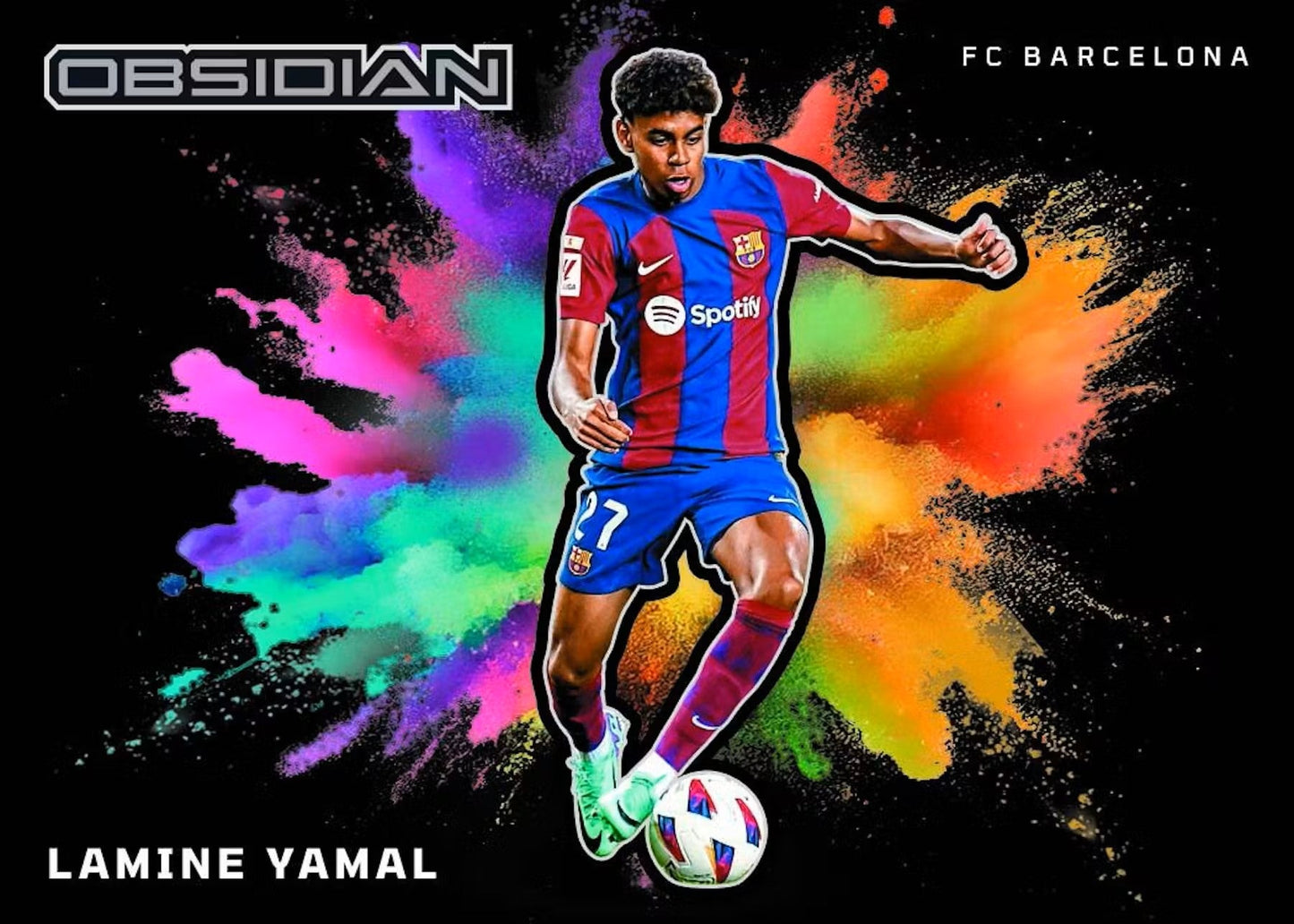 2023 - 24 Panini Obsidian Soccer Hobby Box - Columbia Hobby - Sports Card Boxes - Toploaders - Card Savers