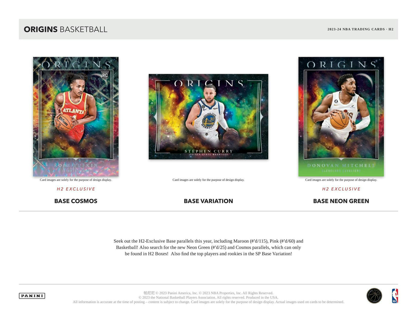 2023 - 24 Panini Origins Basketball H2 Box - Columbia Hobby - Sports Card Boxes - Toploaders - Card Savers