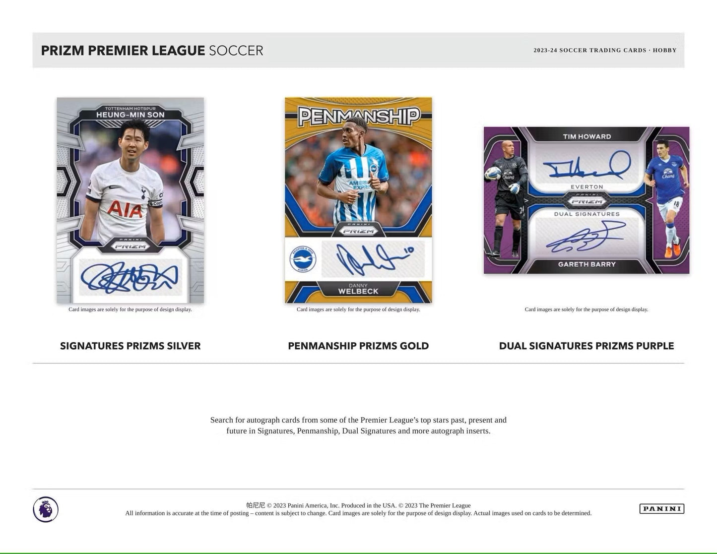 2023 - 24 Panini Prizm Premier League EPL Soccer Hobby Box - Columbia Hobby - Sports Card Boxes - Toploaders - Card Savers