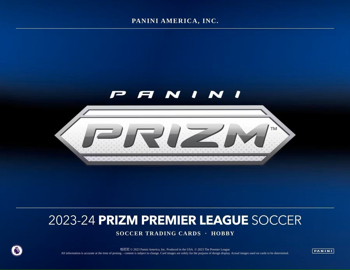 2023 - 24 Panini Prizm Premier League EPL Soccer Hobby Box - Columbia Hobby - Sports Card Boxes - Toploaders - Card Savers