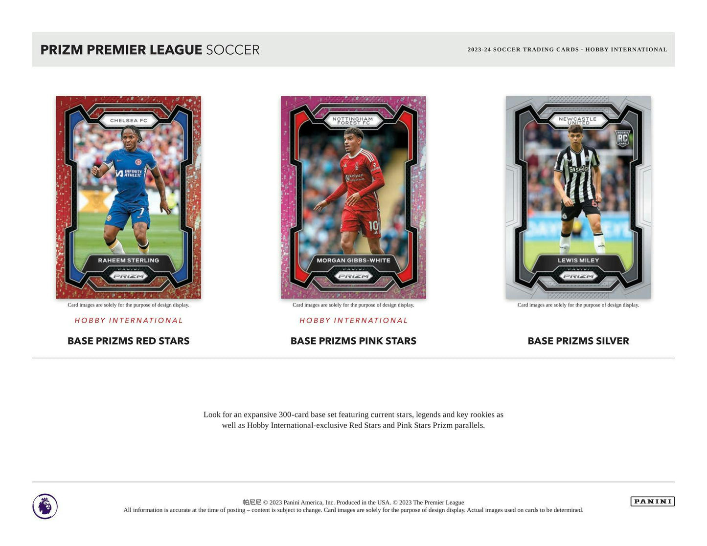 2023 - 24 Panini Prizm Premier League EPL Soccer International Hobby Box - Columbia Hobby - Sports Card Boxes - Toploaders - Card Savers